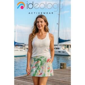 Idealogy Tropical Print Skort Sz. XL